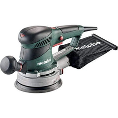 Metabo - 6 Inch Pad, 8,400 to 22,000 OPM, Electric Orbital Sander - Round, Right Angle Sander, 3.4 Amps - USA Tool & Supply