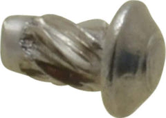 Value Collection - #0 Round Head Sheet Metal Screw - Stainless Steel, 1/8" Length Under Head, ASME B18.6.3 & ASME B18.6.4, Grade 18-8 - USA Tool & Supply