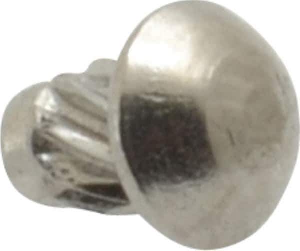 Value Collection - #2 Round Head Sheet Metal Screw - Stainless Steel, 1/8" Length Under Head, ASME B18.6.3 & ASME B18.6.4, Grade 18-8 - USA Tool & Supply