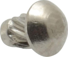 Value Collection - #2 Round Head Sheet Metal Screw - Stainless Steel, 1/8" Length Under Head, ASME B18.6.3 & ASME B18.6.4, Grade 18-8 - USA Tool & Supply
