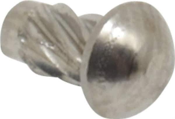 Value Collection - #2 Round Head Sheet Metal Screw - Stainless Steel, 3/16" Length Under Head, ASME B18.6.3 & ASME B18.6.4, Grade 18-8 - USA Tool & Supply