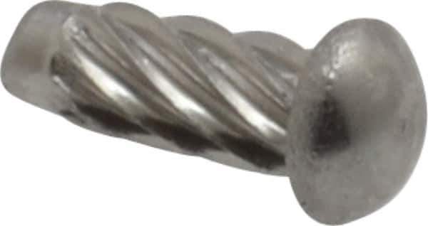 Value Collection - #2 Round Head Sheet Metal Screw - Stainless Steel, 1/4" Length Under Head, ASME B18.6.3 & ASME B18.6.4, Grade 18-8 - USA Tool & Supply