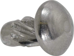 Value Collection - #4 Round Head Sheet Metal Screw - Stainless Steel, 3/16" Length Under Head, ASME B18.6.3 & ASME B18.6.4, Grade 18-8 - USA Tool & Supply