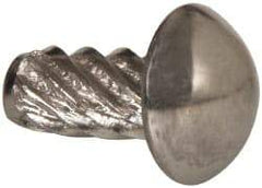 Value Collection - #4 Round Head Sheet Metal Screw - Stainless Steel, 1/4" Length Under Head, ASME B18.6.3 & ASME B18.6.4, Grade 18-8 - USA Tool & Supply