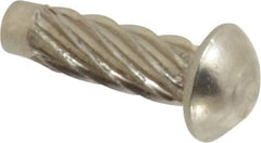 Value Collection - #4 Round Head Sheet Metal Screw - Stainless Steel, 3/8" Length Under Head, ASME B18.6.3 & ASME B18.6.4, Grade 18-8 - USA Tool & Supply