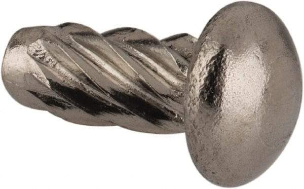Value Collection - #6 Round Head Sheet Metal Screw - Stainless Steel, 5/16" Length Under Head, ASME B18.6.3 & ASME B18.6.4, Grade 18-8 - USA Tool & Supply