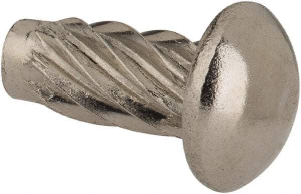 Value Collection - #8 Round Head Sheet Metal Screw - Stainless Steel, 3/8" Length Under Head, ASME B18.6.3 & ASME B18.6.4, Grade 18-8 - USA Tool & Supply