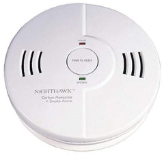 Kidde - 5-3/4 Inch Diameter, Smoke and Carbon Monoxide Alarm - 85 dB Decibel Rating, AA Battery Included, Indicating Light, Tamper Resistant - USA Tool & Supply