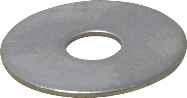 Value Collection - 1/4" Screw, Grade 18-8 Stainless Steel Fender Flat Washer - 9/32" ID x 1" OD, 0.05" Thick - USA Tool & Supply