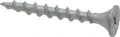 Value Collection - #6 Bugle Head, Phillips Steel Deck Screw - 1-1/4" OAL, Galvanized, Grade 2 - USA Tool & Supply