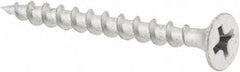 Value Collection - #6 Bugle Head, Phillips Steel Deck Screw - 1-5/8" OAL, Galvanized, Grade 2 - USA Tool & Supply