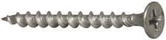 Value Collection - #6 Bugle Head, Phillips Steel Deck Screw - 1-5/8" OAL, Galvanized, Grade 2 - USA Tool & Supply