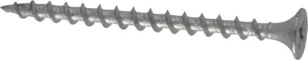 Value Collection - #6 Bugle Head, Phillips Steel Deck Screw - 2" OAL, Galvanized, Grade 2 - USA Tool & Supply