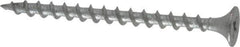 Value Collection - #6 Bugle Head, Phillips Steel Deck Screw - 2" OAL, Galvanized, Grade 2 - USA Tool & Supply