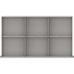 LISTA - 6-Compartment Drawer Divider Layout for 3.15" High Drawers - USA Tool & Supply