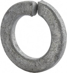 Value Collection - 3/4", 0.636" ID, 0.156" Thick Split Lock Washer - Steel, Hot Dipped Galvanized Finish, 0.636" Min ID, 0.641" Max ID, 1.073" Min OD, 1.079" Max OD - USA Tool & Supply