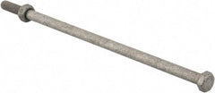 Value Collection - 5/16-18 Thread, 8" Length Under Head, Steel Hex Head Bolt - Hot Dipped Galvanized Coated, 1/2" Hex, ANSI/ASME B18.2.2 & ASME B18.2.1, Grade 2 - USA Tool & Supply