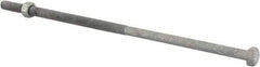 Value Collection - 3/8-16 Thread, 11" Length Under Head, Steel Hex Head Bolt - Hot Dipped Galvanized Coated, 9/16" Hex, ANSI/ASME B18.2.2 & ASME B18.2.1, Grade 2 - USA Tool & Supply