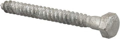 Value Collection - 5/16" Screw, 3" Length Under Head, Steel, Hex Head Lag Screw - Hot Dipped Galvanized, AISI 1006, ASME B18.2.1 Fastner, Grade 1006-1022 - USA Tool & Supply
