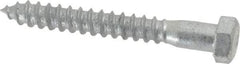 Value Collection - 3/8" Screw, 3" Length Under Head, Steel, Hex Head Lag Screw - Hot Dipped Galvanized, AISI 1006, ASME B18.2.1 Fastner, Grade 1006-1022 - USA Tool & Supply