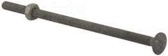 Value Collection - 1/4-20 UNC 5-1/2" Length Under Head, Standard Square Neck, Carriage Bolt - 1006-1050 Steel, Galvanized Zinc-Plated Finish - USA Tool & Supply