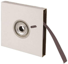 Norton - 1-1/2" x 50 Yd 280 Grit Aluminum Oxide Cloth Roll - Extra Fine Grade, J Weighted Backing - USA Tool & Supply