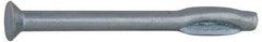 Value Collection - 1/4" Diam, 1/4" Drill, 2-1/2" OAL, 1-1/4" Min Embedment Split-Drive Concrete Anchor - Steel, Zinc-Plated Finish, Flat Head - USA Tool & Supply