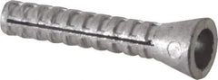 Value Collection - 1/4" Diam, 1/4" Drill, 1-1/2" OAL, 1" Min Embedment Plug Concrete Anchor - Lead Alloy - USA Tool & Supply