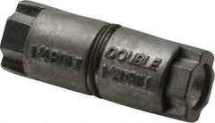 Value Collection - 1/4" Diam, 1/2" Drill, 1" OAL, Double Expansion Concrete Anchor - Zinc - USA Tool & Supply