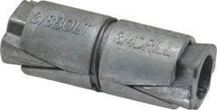 Value Collection - 3/8" Diam, 3/4" Drill, 1-1/2" OAL, Double Expansion Concrete Anchor - Zinc - USA Tool & Supply