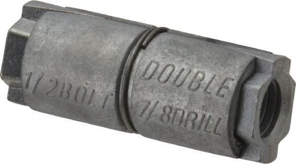 Value Collection - 1/2" Diam, 7/8" Drill, 2" OAL, 1" Min Embedment Double Expansion Concrete Anchor - Zinc - USA Tool & Supply