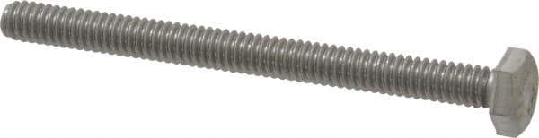Value Collection - 1/4-20 UNC, 3" Length Under Head Hex Head Cap Screw - Fully Threaded, Grade 18-8 Stainless Steel, 7/16" Hex - USA Tool & Supply