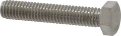 Value Collection - 3/8-16 UNC, 2" Length Under Head Hex Head Cap Screw - Fully Threaded, Grade 18-8 Stainless Steel, 9/16" Hex - USA Tool & Supply