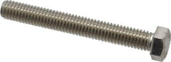 Value Collection - 3/8-16 UNC, 3" Length Under Head Hex Head Cap Screw - Fully Threaded, Grade 18-8 Stainless Steel, 9/16" Hex - USA Tool & Supply