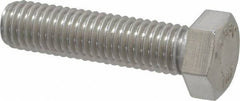 Value Collection - 1/2-13 UNC, 2" Length Under Head Hex Head Cap Screw - Fully Threaded, Grade 18-8 Stainless Steel, 3/4" Hex - USA Tool & Supply