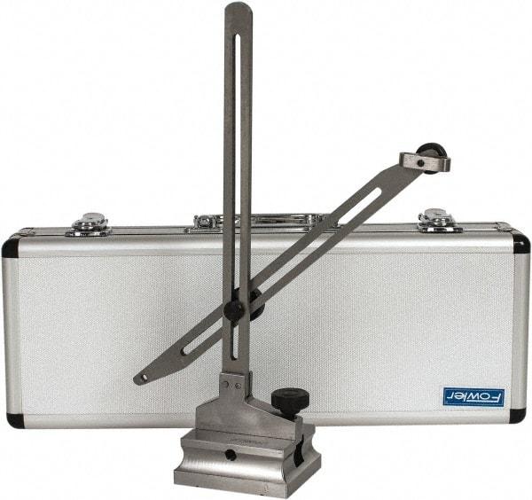 Fowler - Indicator Transfer Stand - 12" High, 3.54" Base Length x 3" Base Width, Includes Holder - USA Tool & Supply