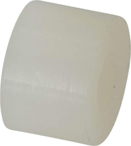 Made in USA - 0.171" ID x 3/8" OD, #8 Screw, Grade 6/6 Nylon Female Unthreaded Circuit Board Spacer - Round Body, 1/4" OAL - USA Tool & Supply