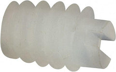 Made in USA - #4-40 UNC, 1/8" Length of Thread, Soft Tip Point Set Screw - Nylon - USA Tool & Supply