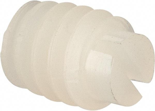 Made in USA - 1/4-20 UNC, 1/4" Length of Thread, Soft Tip Point Set Screw - Nylon - USA Tool & Supply