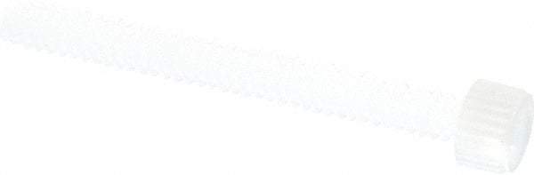 Made in USA - #4-40 UNC Hex Socket Drive, Socket Cap Screw - Grade 6/6 Nylon, Uncoated, Fully Threaded, 1" Length Under Head - USA Tool & Supply