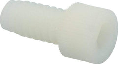 Made in USA - 1/4-20 UNC Hex Socket Drive, Socket Cap Screw - Grade 6/6 Nylon, Uncoated, Fully Threaded, 1/2" Length Under Head - USA Tool & Supply