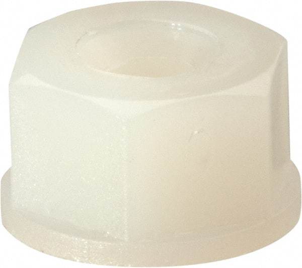 Made in USA - #8-32 UNC Hex Lock Nut with Nylon Insert - 5.84mm High - USA Tool & Supply