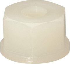 Made in USA - #10-24 UNC Hex Lock Nut with Nylon Insert - 1/4" High - USA Tool & Supply