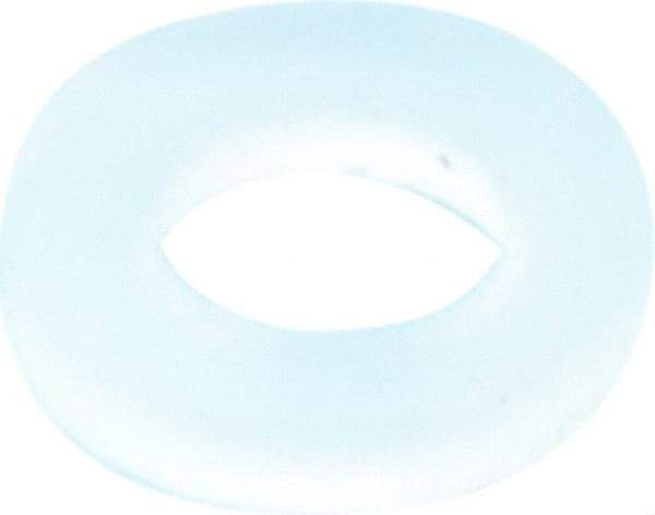 Made in USA - #4 Screw, Grade 6/6 Nylon Standard Flat Washer - 3.05mm ID x 5.54mm OD, 0.94mm Thick - USA Tool & Supply