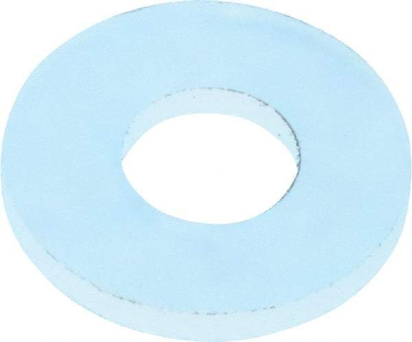 Made in USA - #4 Screw, Grade 6/6 Nylon Standard Flat Washer - 3.05mm ID x 7.11mm OD, 0.76mm Thick - USA Tool & Supply
