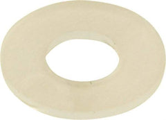 Made in USA - #10 Screw, Grade 6/6 Nylon Standard Flat Washer - 4.95mm ID x 11.1mm OD, 0.79mm Thick - USA Tool & Supply