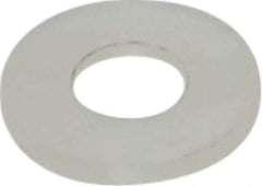 Made in USA - #10 Screw, Grade 6/6 Nylon Standard Flat Washer - 5.08mm ID x 11.43mm OD, 1.22mm Thick - USA Tool & Supply