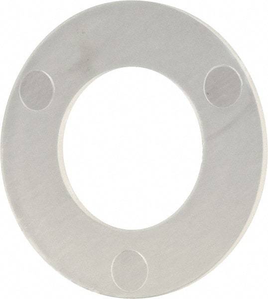 Made in USA - #12 Screw, Grade 6/6 Nylon Standard Flat Washer - 6.35mm ID x 11.81mm OD, 0.38mm Thick - USA Tool & Supply