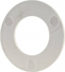 Made in USA - #12 Screw, Grade 6/6 Nylon Standard Flat Washer - 6.35mm ID x 11.81mm OD, 0.38mm Thick - USA Tool & Supply