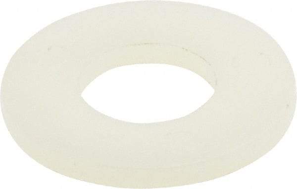 Made in USA - 5/16" Screw, Grade 6/6 Nylon Standard Flat Washer - 8.64mm ID x 18.8mm OD, 1.57mm Thick - USA Tool & Supply